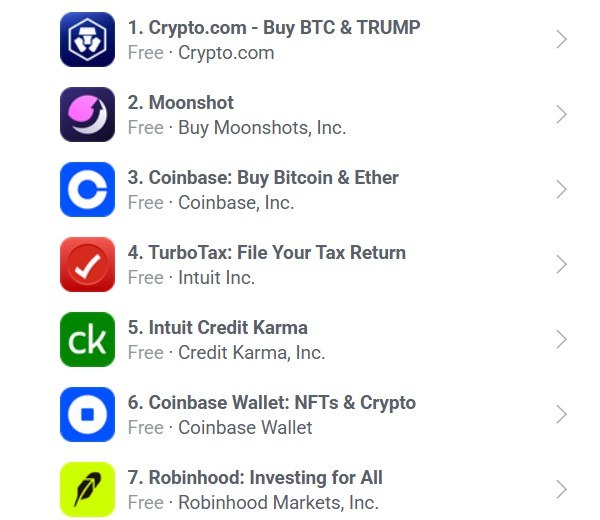 _TOBTC's tweet photo. طبق آخرین داده‌های #Appfigures ، اپلیکیشن‌های مرتبط با #رمزارز چهار رتبه برتر در بخش اپلیکیشن‌های رایگان مالی در اپ استور ایالات متحده را به خود اختصاص داده‌اند. 

در این رتبه‌بندی، https://t.co/dN0ZLJeaPO در جایگاه اول قرار گرفته و پس از آن #Moonshot، #Coinbase و #Coinbase Wallet قرار دارند.

#Bitcoin #BTC #LQR #LaqiraProtocol #TOBTC