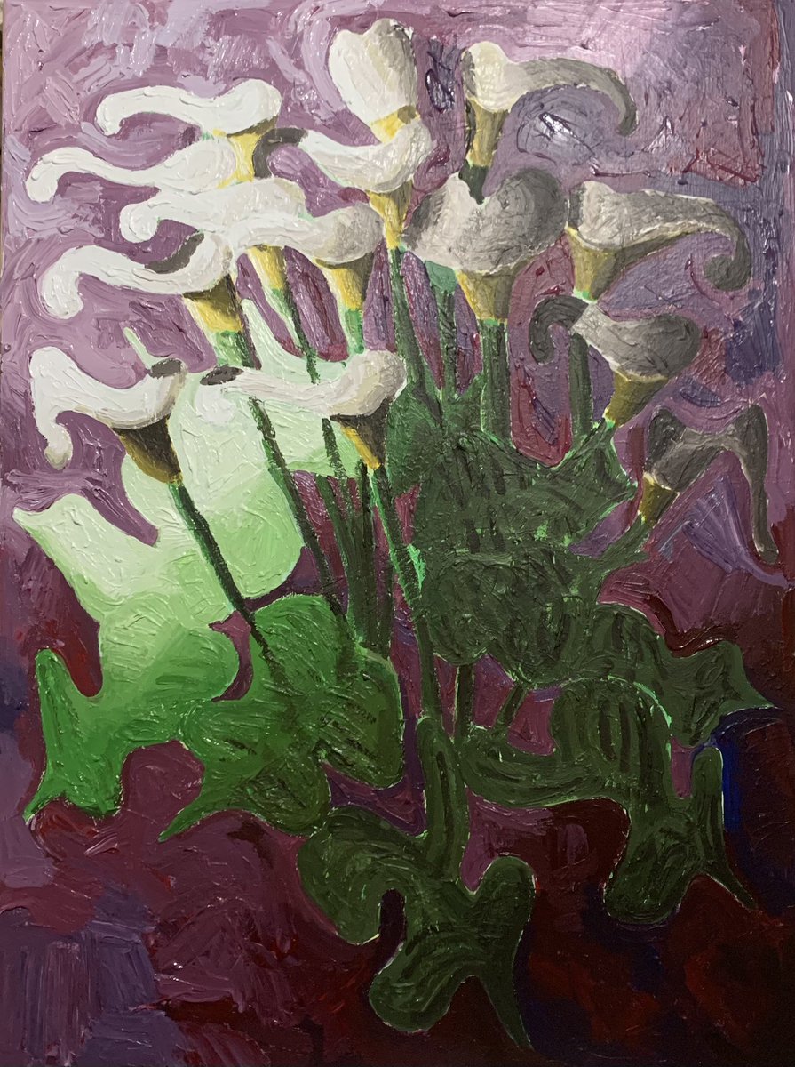 Arum Lilly study
Acrylic on canvas