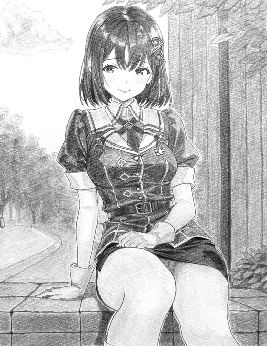 真夏の木陰で休憩中の羽黒さんです。
#艦これ #羽黒 