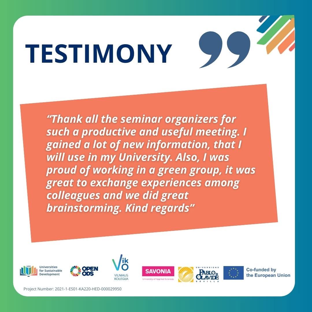 usd_project's tweet photo. 🚀 Join our next seminar and be part of a new experience! 💡

Take a look at what participants are saying! 

Don't miss out—sign up now! 📚🌍

More information: 👉 https://t.co/Eo2q6jJcax https://t.co/VmqZehBJcW