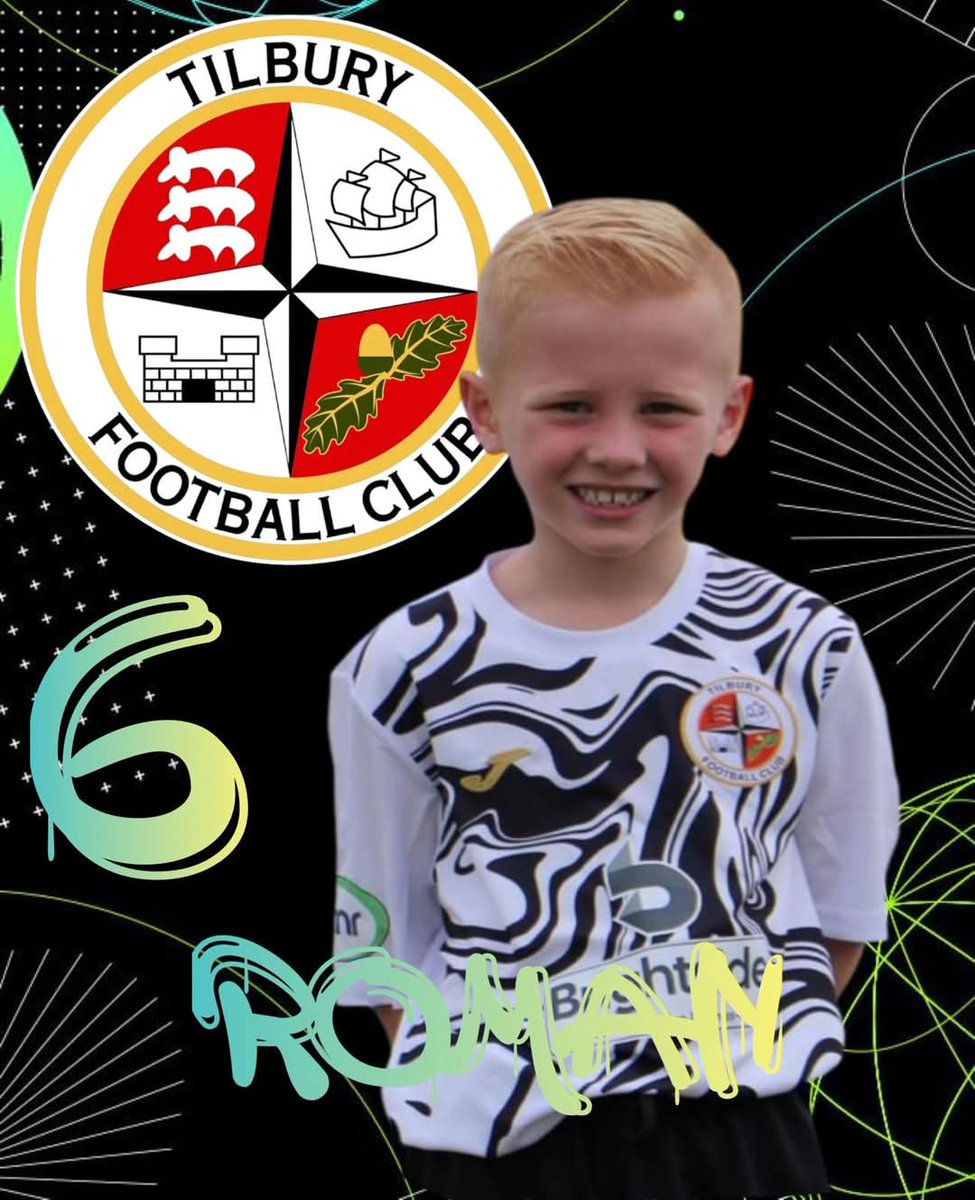 U7Titans's tweet photo. It's been a week of birthdays in the Titans family and this time we wish a very happy birthday to our Roman
Roman loves to find the back of the net, works tirelessly for his team, great feet on the ball and the right attitude. Have a lovely day ⚽️⚽️⚽️💪 @tilburyfc https://t.co/cfu7LvFAaF