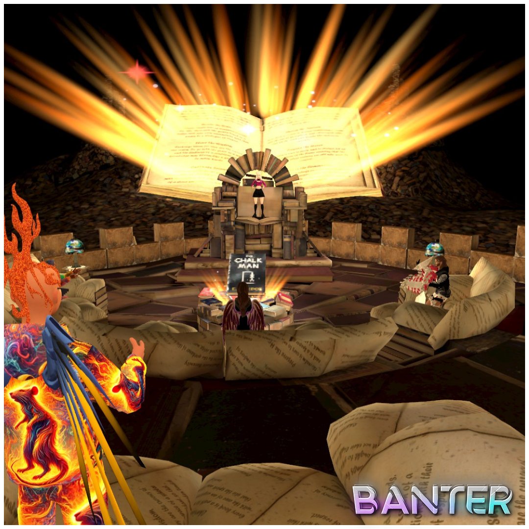 📜 Elder Scrolls Lore
Join us for story time and dive into the rich, legendary world of Elder Scrolls Lore. Sit back, relax, and immerse yourself in epic tales with friends!🛡️
📅-Thursday at 4am PST
Download BanterVR!
zurl.co/2FY9
 #Sidequestvr #Bantervr #BanterEvent