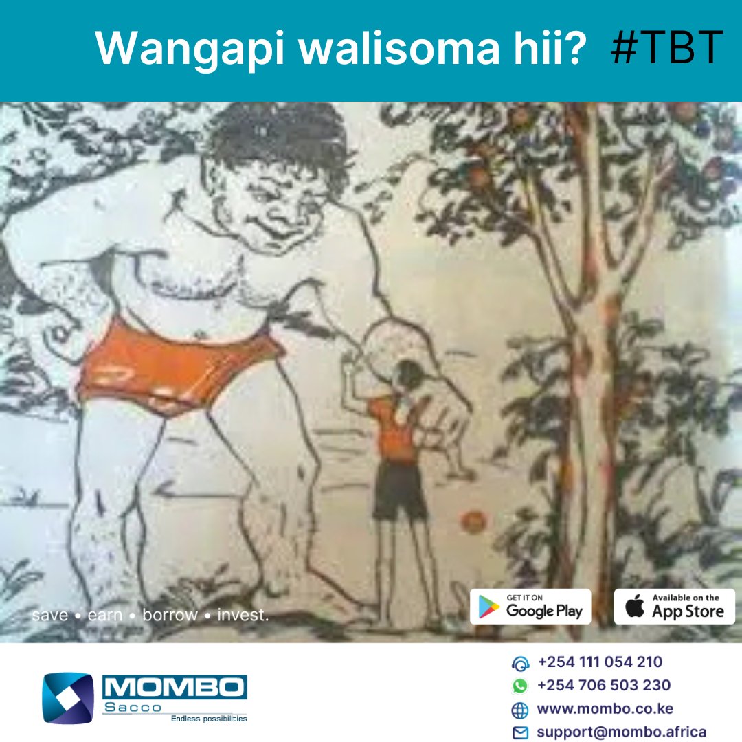 mombosacco's tweet photo. Wangapi walisoma hii story?
#tbt #ThursdatThrowBack #Throwback1990s https://t.co/q0MWkU78q6