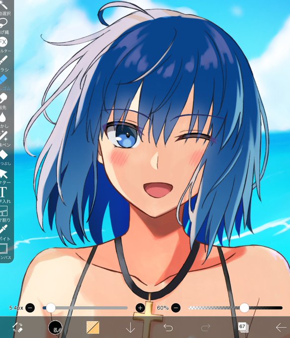 新しい絵を描くついでに過去絵の手直しもしていく 