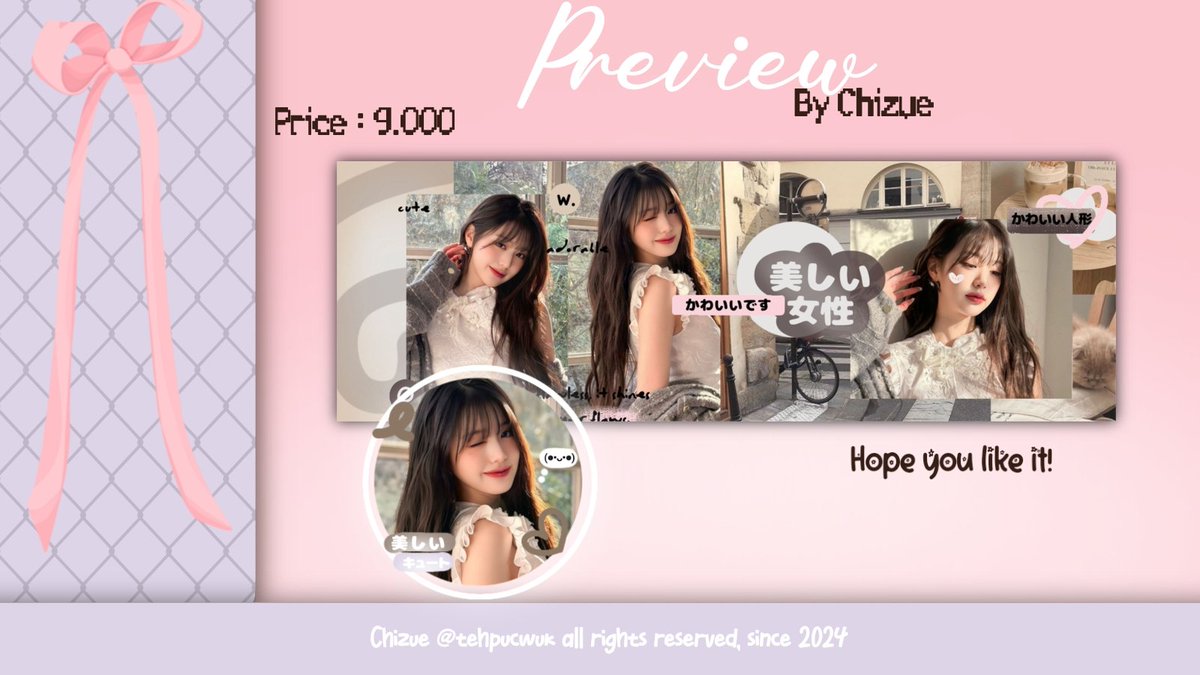 tehpucwuk's tweet photo. A retweet will be appreciated! ♡

HALO 🩷 Aku bawa layout Wonyoung ready stock nihh yg berminat boleh langsung dm aku yaaa.. 

Harga nya tertera di pict yaa 🐱 
⭐️ payment QRIS

#zonauang #zonaba https://t.co/GbrnlLA43S