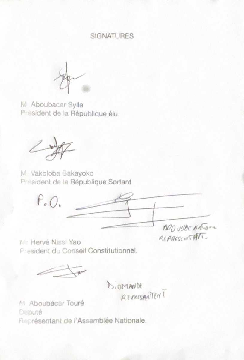 Investiture Sylla Aboubacar