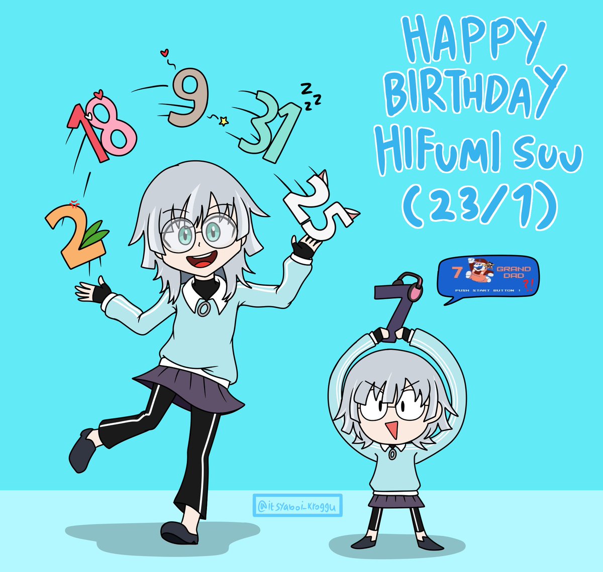 yes i am celebrating a fictional character's birthday, shut up