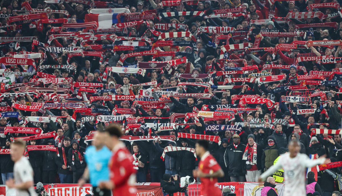 ⚽️ Liverpool  - Lille (UCL) 
📢 Parcage Lillois à Liverpool !
📆 Mardi 21 janvier 2025
📸 UMF  

#LIVLOSC