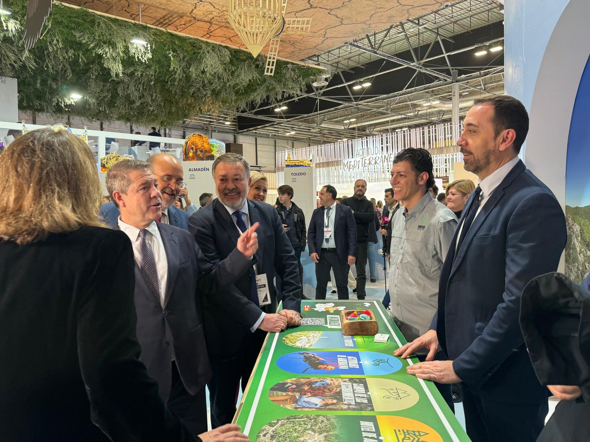 aytocuenca's tweet photo. La empresa Toro Verde, propietaria del innovador ecoparque que se establecerá en Tondos, tiene un espacio en el stand de Castilla-La Mancha de FITUR  2025 como uno de los proyectos de desarrollo turístico más importantes que se llevan a cabo en Castilla-La Mancha.
@toroadventures https://t.co/GOd7HczmZ2