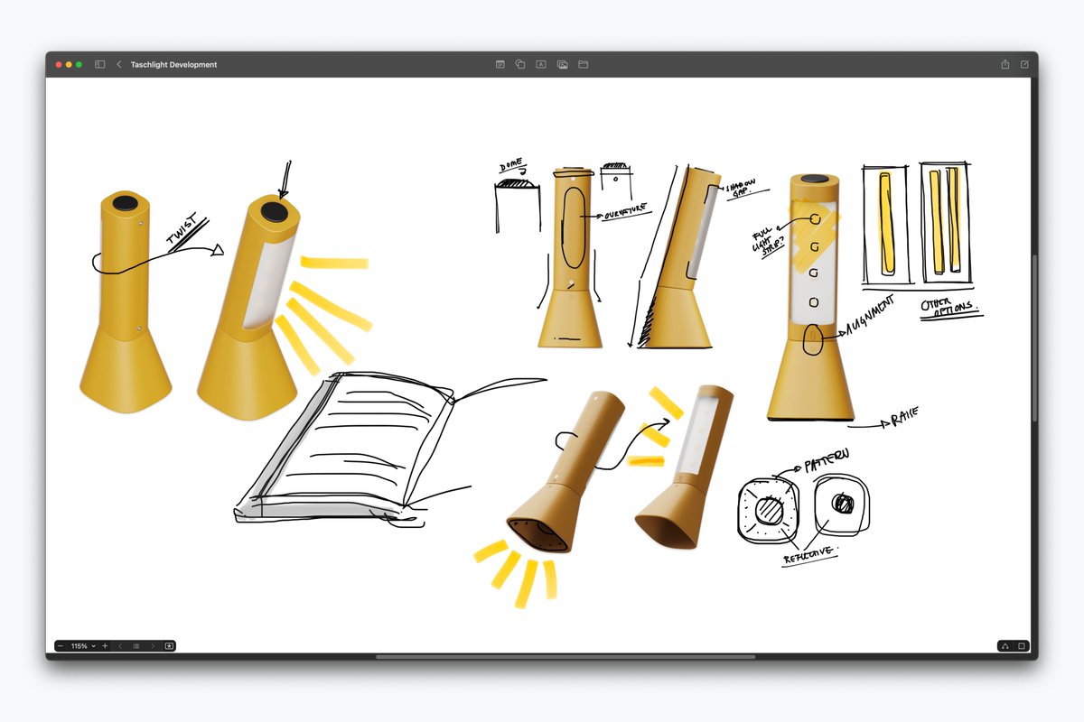 e_kayganaci's tweet image. WIP for Taschlight.

A new, hybrid archetype between a flashlight and a task light.

Old concept, reworking for #renderweekly prompt.
