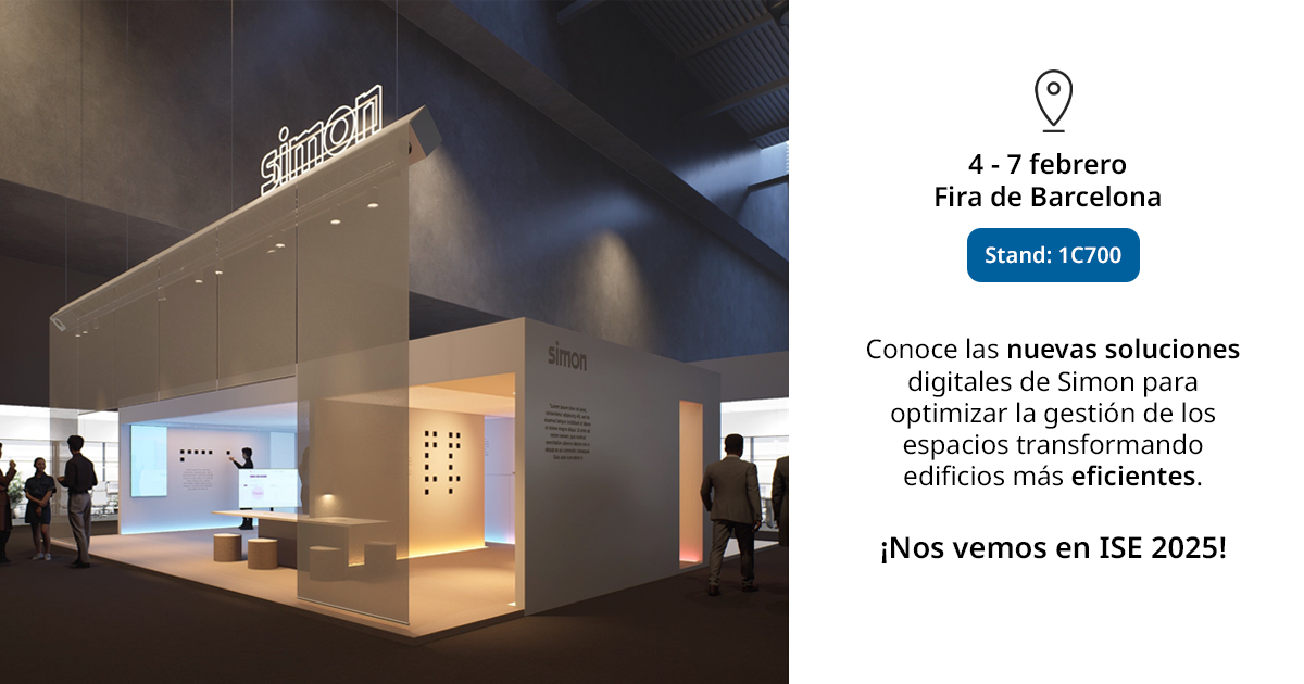 SimonElectricES's tweet photo. 🚀 ¡Nos vemos en ISE 2025! 🌍

Del 4 al 7 de febrero, estaremos en Fira de Barcelona, stand 1C700, presentando nuestras nuevas soluciones digitales para optimizar la gestión de los espacios y transformar los edificios en entornos más eficientes y sostenibles. 💡✨ https://t.co/VcA4QWKsBN