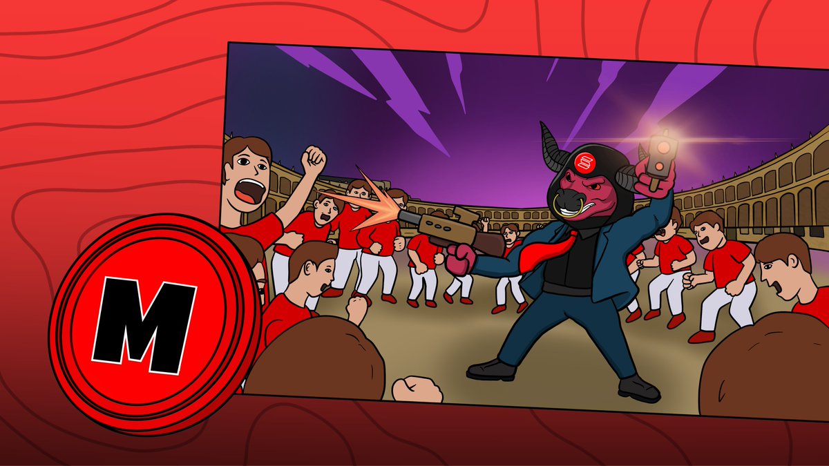 💻Dev update:

Ready for some sneak peak?

$MBULL matador game alpha version will be live in the matter of days! 🕹️

Get ready for NFT launch on <a href="/MagicEden/">Magic Eden 🪄</a> to get early game access! 

For more, make sure to read $MBULL roadmap on our Telegram! 🔥

Stay tuned bulls!