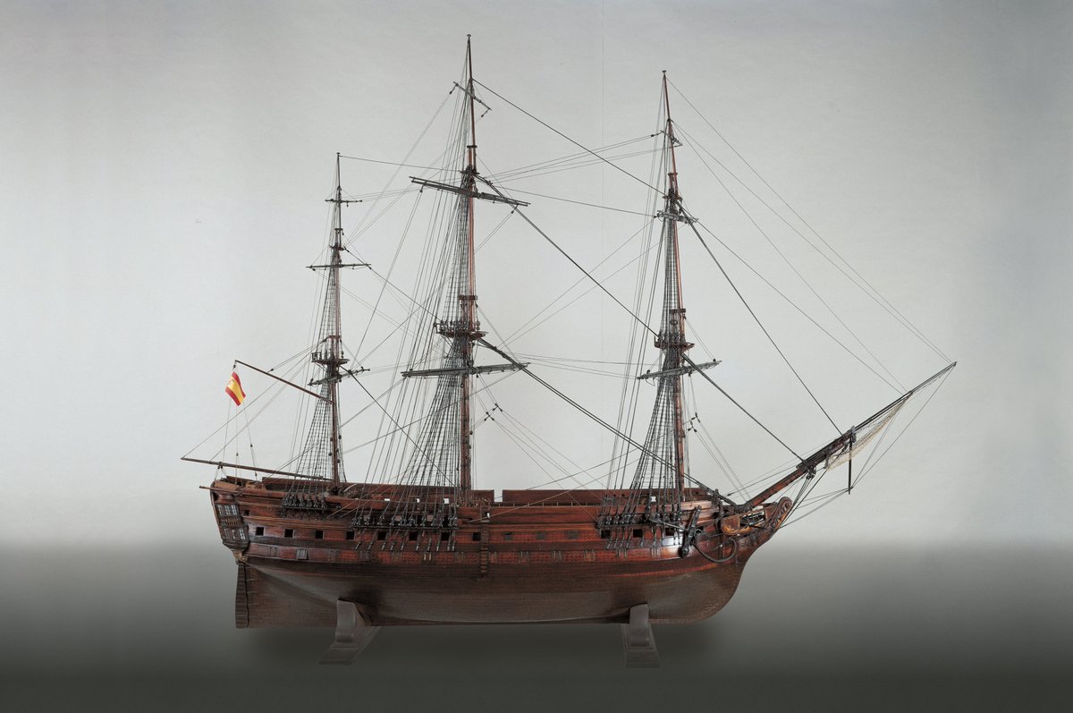 En el día de San Ildefonso os presentamos el módelo del navío que tenemos con esa advocación. Es el navío “San Ildefonso” (1785-1805), después “HMS San Ildefonso” (1805-1816).