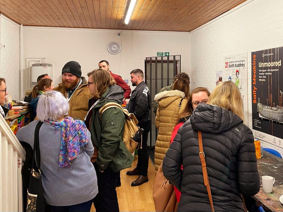 ArchHFundEng's tweet photo. Short 🧵 of our trip to #Grimsby, visiting 3 brilliant #AHFsupported projects.
First up, the opening of @our_big_picture, which combines gallery space, studios & community activities - all aimed at telling the story of Grimsby, supporting local creatives & enabling young people. https://t.co/UY4HuX6jVJ