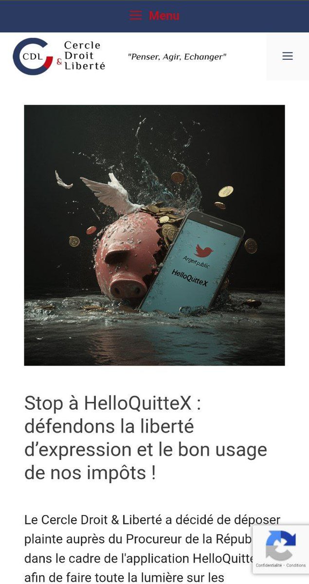 CercleDL's tweet image. [5/7] En plus de la plainte déposée auprès du Procureur de la République, nous lançons une pétition pour :
1️⃣ Exiger une enquête approfondie
2️⃣ Suspendre #HelloQuitteX en cas d’infraction avérée
3️⃣ Garantir le respect du pluralisme et de la liberté d’expression…