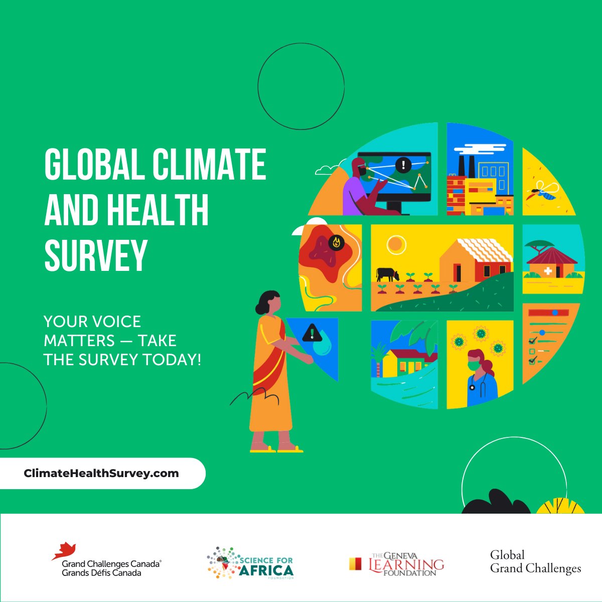 🌡️2024 was the hottest year on record and the health impacts of the climate crisis are accelerating.

📢 Health workers, policymakers &amp; innovators: share your insights in the Global Climate and Health Survey to shape solutions.

Take the survey &amp; share ⬇️ climatehealthsurvey.com