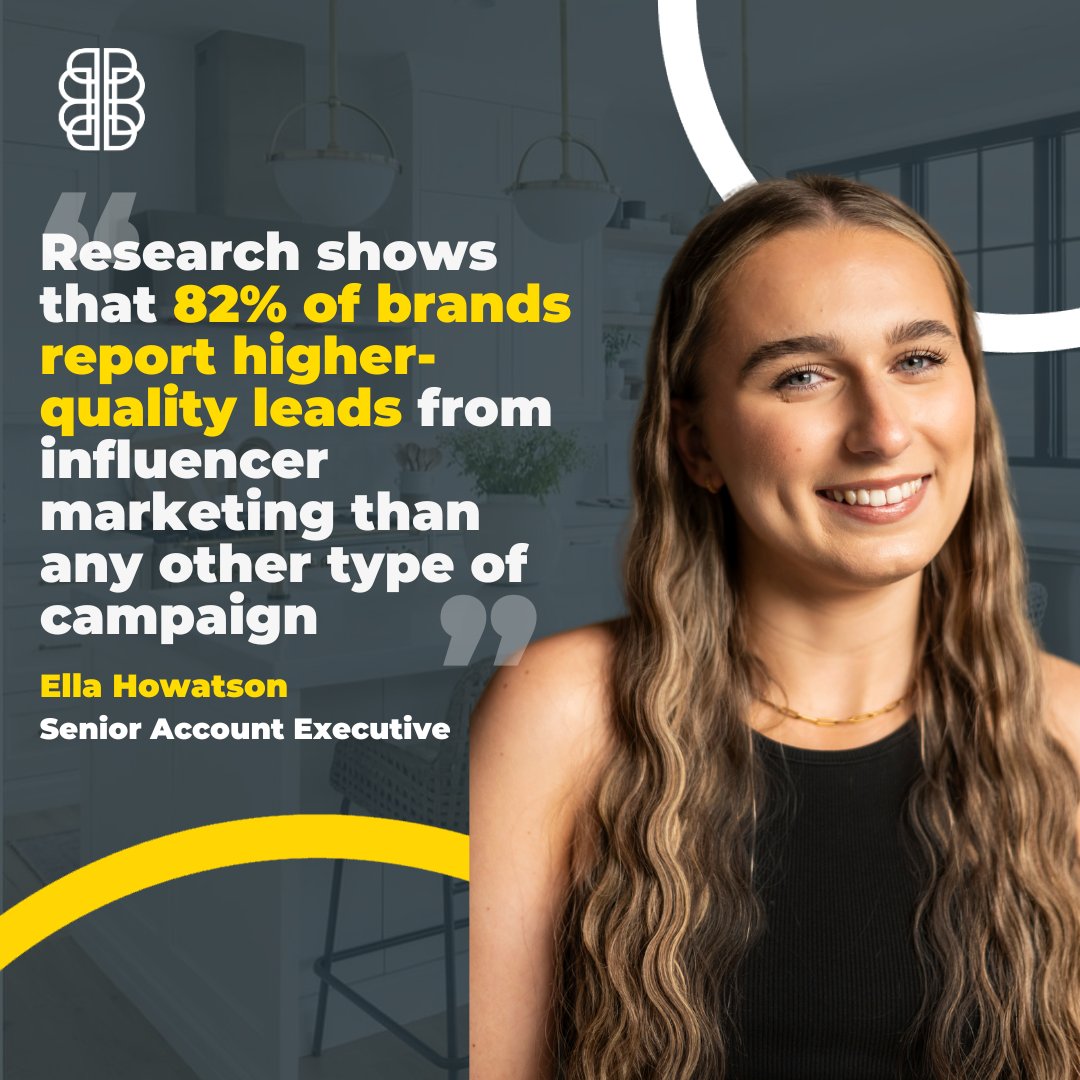 nobraineragency's tweet photo. Did you know that 82% of brands report higher-quality leads from influencer campaigns compared to other types? ✨ 

We’re diving deep into how influencers can transform your ecommerce brand.

👉 Find out more: https://t.co/LefDIWbtya 

#InfluencerMarketing #Ecommerce https://t.co/E6VHWfl8C7