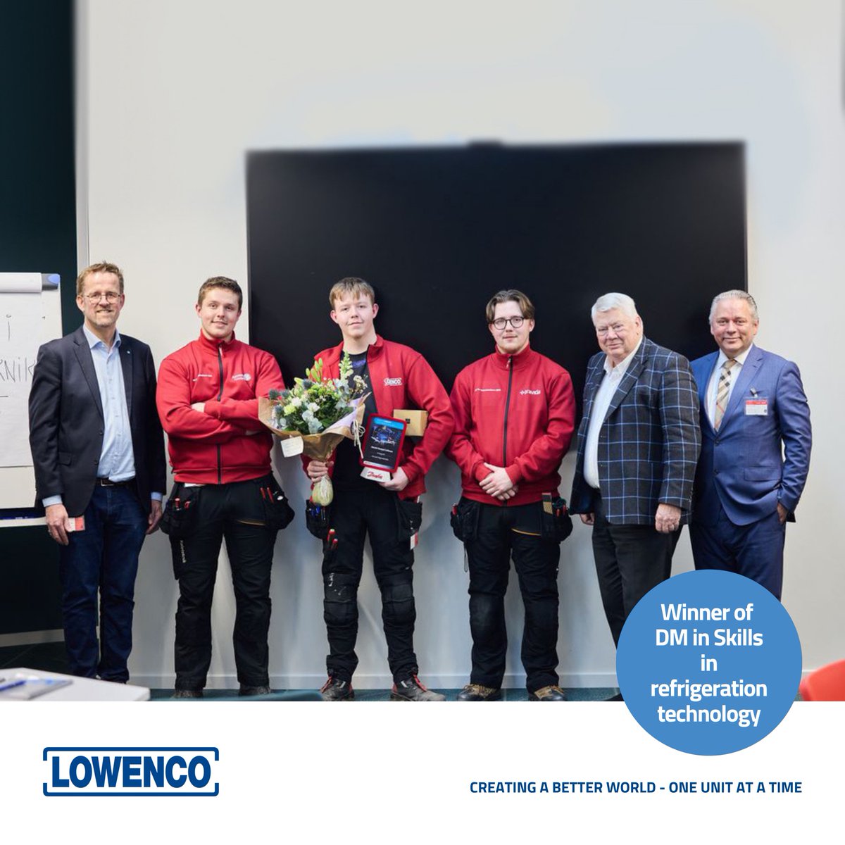 EXCITING NEWS!

Our talented Refrigeration Technician Trainee, Nicolai Rosted Callesen, just won DM in Skills, in refrigeration technology🏆

Next up, he will be representing Denmark at EuroSkills 2025, taking place this September in Herning, Denmark.

Congratulations, Nicolai!