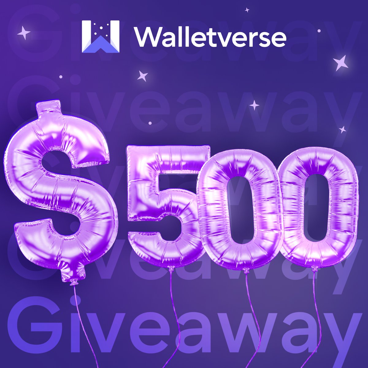 walletverse_io's tweet photo. π NEW $500 giveaway!π€
5 Winners will each receive $100!
To enter:
β
Follow @walletverse_io
β
Retweet and like this post
β
Download Walletverse and create a crypto wallet: https://t.co/dkqYx51Q2t
β
Tag a friend in the comments (the more comments, the higher your chances of becoming one of the winners).
β
Subscribe to the Telegram chat: https://t.co/KMoqylbtin
π₯The winners will be announced here: https://t.co/KMoqylbtin in 7 days on January 30!
Good luck, fam!π
P.S. 4 winners will be chosen from X usernames, and 1 will be selected from the active participants in the Telegram chat.
#Giveaway #GiveawayAlerts #Walletverse #CryptoX
