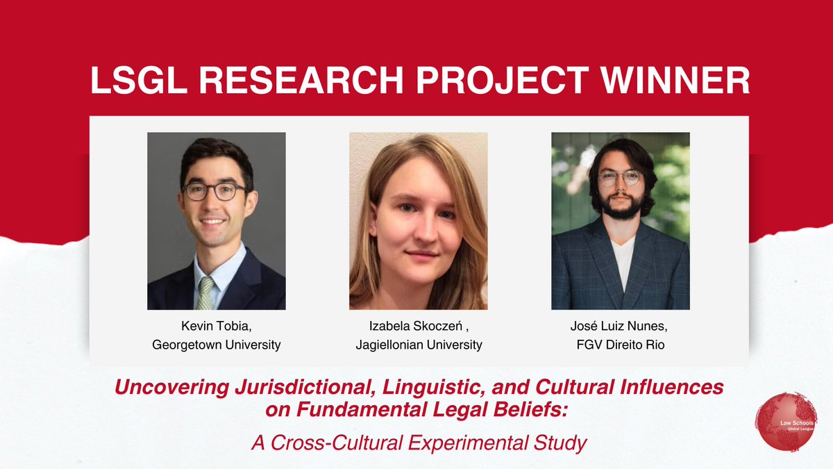 LSGL (@lsglpresidency) on Twitter photo LSGL announces the winners of its Research Projects! Congratulations to the brilliant researchers behind these impactful projects! We look forward to their groundbreaking contributions. #LSGL #LegalResearch <a href="/KCL_Law/">The Dickson Poon School of Law</a> <a href="/FGVDireitoSP/">FGV Direito SP</a> <a href="/TilburgLaw/">Tilburg Law School</a> <a href="/GeorgetownLaw/">Georgetown Law</a> <a href="/UctLaw/">UCT Law School</a> 👏👏👏 LSGL announces the winners of its Research Projects! Congratulations to the brilliant researchers behind these impactful projects! We look forward to their groundbreaking contributions. #LSGL #LegalResearch <a href="/KCL_Law/">The Dickson Poon School of Law</a> <a href="/FGVDireitoSP/">FGV Direito SP</a> <a href="/TilburgLaw/">Tilburg Law School</a> <a href="/GeorgetownLaw/">Georgetown Law</a> <a href="/UctLaw/">UCT Law School</a> 👏👏👏