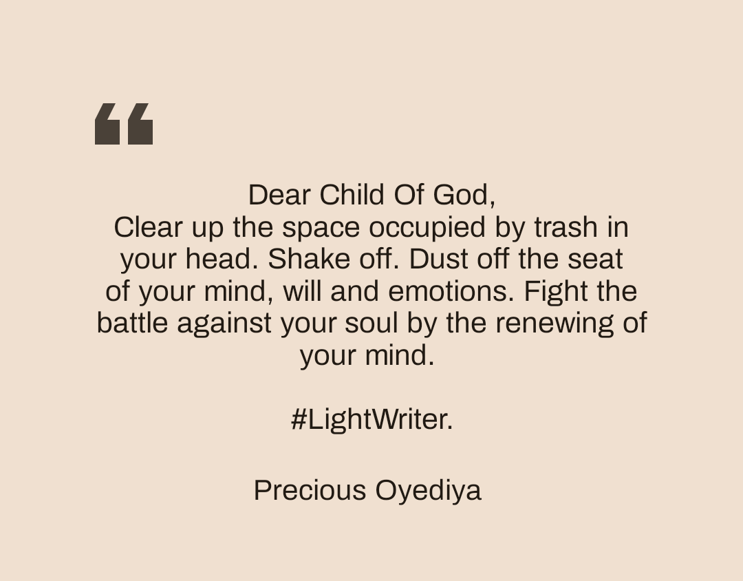 _lightwriter's tweet photo. Pull down every stronghold. Cast down imaginations and every thought that exalts itself against the knowledge of God. Bring into captivity your thoughts to the obedience of Christ.
Kabash!
#LightWriter #DailyDevotions
#DCOGD https://t.co/RCIDJh6N6W