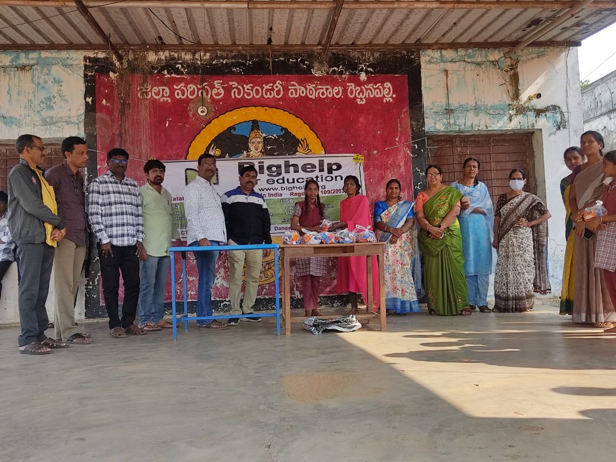 bighelp's tweet image. #Bighelp For #Education Presented the Stationary Items tothe students at Z.P.high  School, Rebbanpally vill, Dandepalli Mdl, Adilabad Dist of TS on 10th January 2025 as part of the #Sponsor-A-Child program.
More details
Our Website: bighelp.org