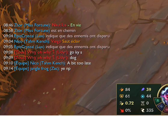 kepmor7's tweet photo. @RiotSupportFR ce mec spam "KYS" tout le long de la game, il à été report mais faudrait quand même voir la detection auto. https://t.co/xpwK9bY7tr