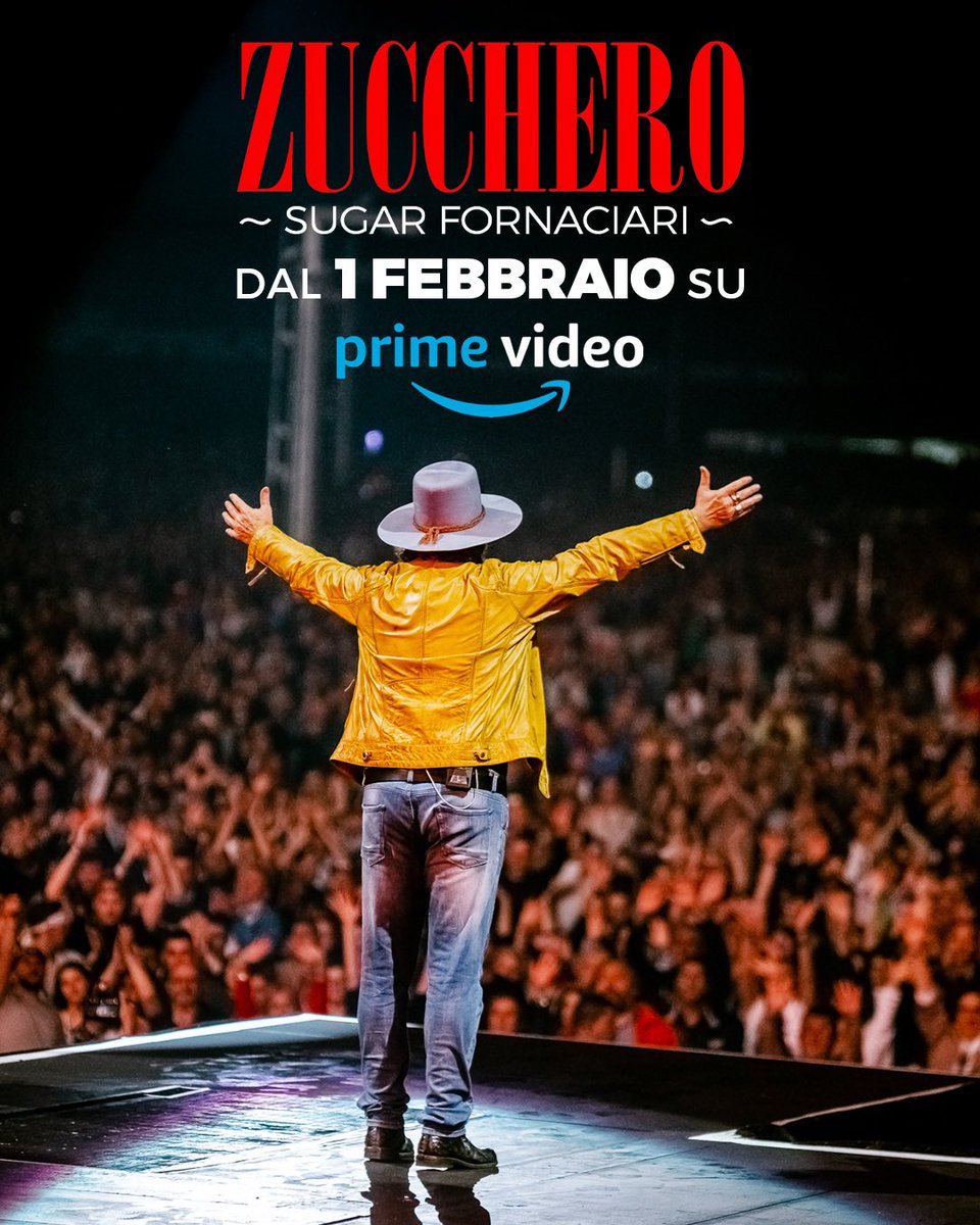 ZuccheroSugar's tweet photo. “ZUCCHERO - Sugar Fornaciari”, Il film documentario di Valentina Zanella e Giangiacomo De Stefano, dal 1 FEBBRAIO su Amazon @PrimeVideoIT!

👉 https://t.co/2EoBBRejpZ

#ZuccheroMovie #ZuccheroFilm #ZuccheroSugarFornaciari #emiliaromagnafilmcommission https://t.co/k2OcrdGeoz