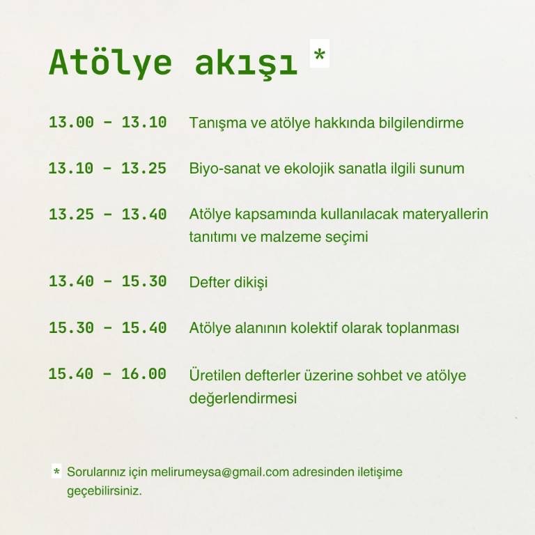 Beyoğlu Gıda yeni döneme üretken bir giriş yapıyor. Sevgili arkadaşımız Meli Rumeysa yürütücülüğünde defter atölyesine ev sahipliği yapacağız. Sohbet ve ürün bir arada, defterler yeni yazılar için hazırlana 📔📔✏️✏️
