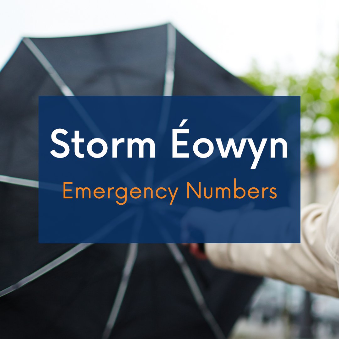 WaterfordCounci's tweet image. To report #StormÉowyn related incidents, you can contact our Customer Services Desks on 0818 10 20 20 on Friday from 9am to 10pm on Friday, January 24th after which calls will be transferred to the Council’s emergency services number.
On Saturday, January 25th, the Customer…