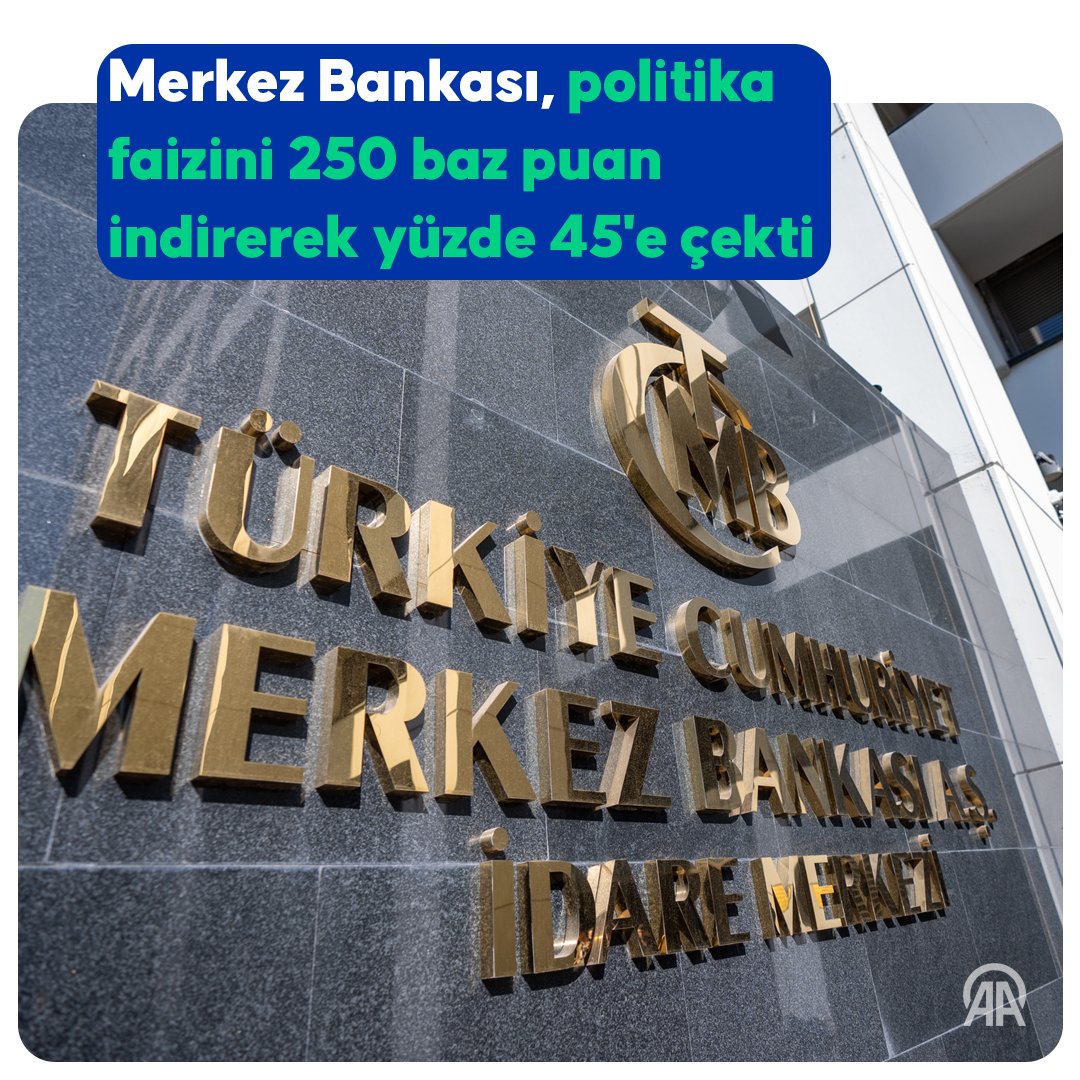 AA Ekonomi Finans (@aa_finans) on Twitter photo 🏦Merkez Bankası yılın ilk faiz kararını açıkladı
📝Para Politikası Kurulu duyurusundan⤵️
🟢Aralık ayında enflasyonun ana eğilimi gerilerken öncü veriler ocak ayında öngörülerle uyumlu bir artışa işaret etmektedir
🟢Son çeyreğe ilişkin göstergeler, yurt içi talebin 🏦Merkez Bankası yılın ilk faiz kararını açıkladı
📝Para Politikası Kurulu duyurusundan⤵️
🟢Aralık ayında enflasyonun ana eğilimi gerilerken öncü veriler ocak ayında öngörülerle uyumlu bir artışa işaret etmektedir
🟢Son çeyreğe ilişkin göstergeler, yurt içi talebin
