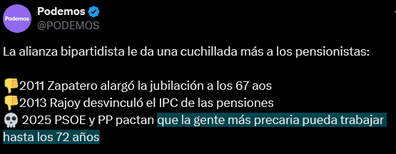 _Laboro's tweet photo. Recopilación y desmontaje de los BULOS, de los partidos que ayer votaron contra la reforma de las pensiones aprobada en el Congreso. https://t.co/auc8AUBOum