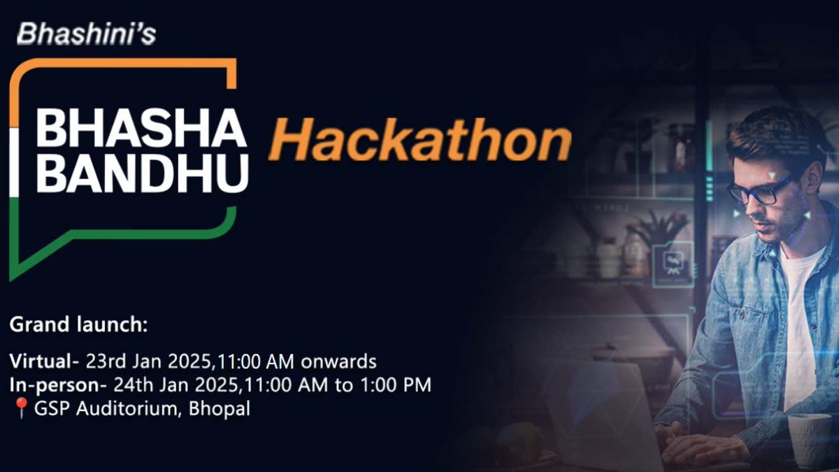 knnindia's tweet image. Bhashini Launches Bhasha Bandhu Hackathon On 23 & 24 Jan 2025
#BhashaBandhuHackathon #DigitalIndia #LanguageTechnology #JudicialInclusion #AIForJustice #NaturalLanguageProcessing #InclusiveJustice
knnindia.co.in/news/newsdetai…