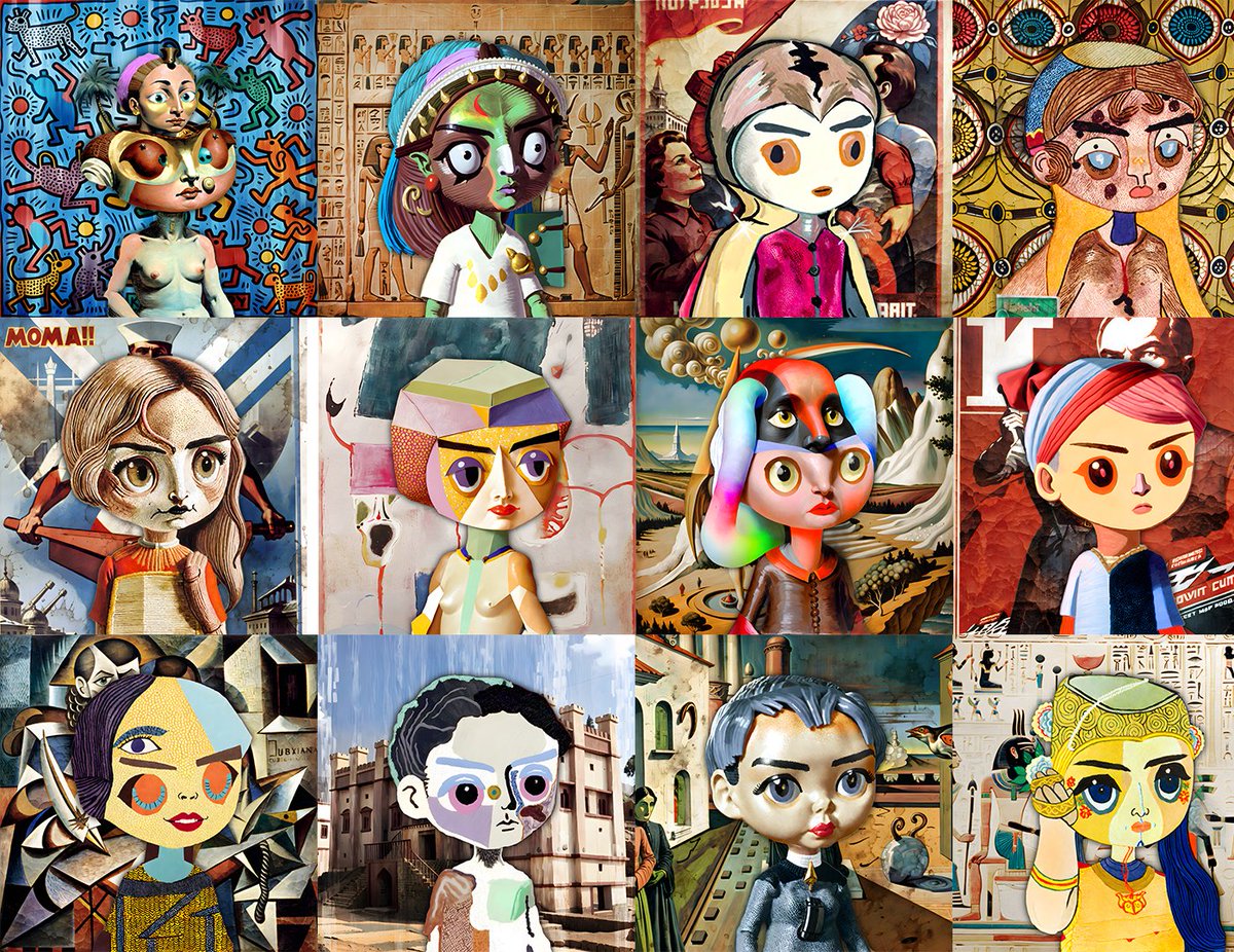skeenee_art's tweet photo. Just revealed a bunch of #DeCC0s I added to my collection a few days ago
Gives me hope to see an actual art project selling out & picking up pace. Massive respect to the @MuseumofCrypto team👊
Happy af I scored some Moca Collection traits from many of my partners in crime including: @theAngieTaylor @Reinhard_Schmid @unityofmulti @neurocolor @XCOPYART @MattKaneArtist @primal_cypher