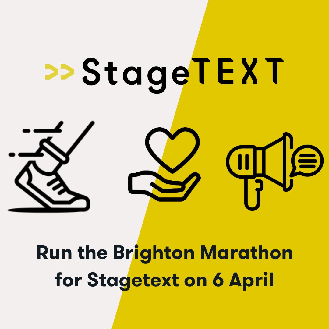 Stagetext's tweet image. Run the Brighton Marathon this April and raise money for Stagetext! Find out how you can get involved.

stagetext.org/news/run-the-b…

#BrightonMarathon2025 #Marathon #Stagetext