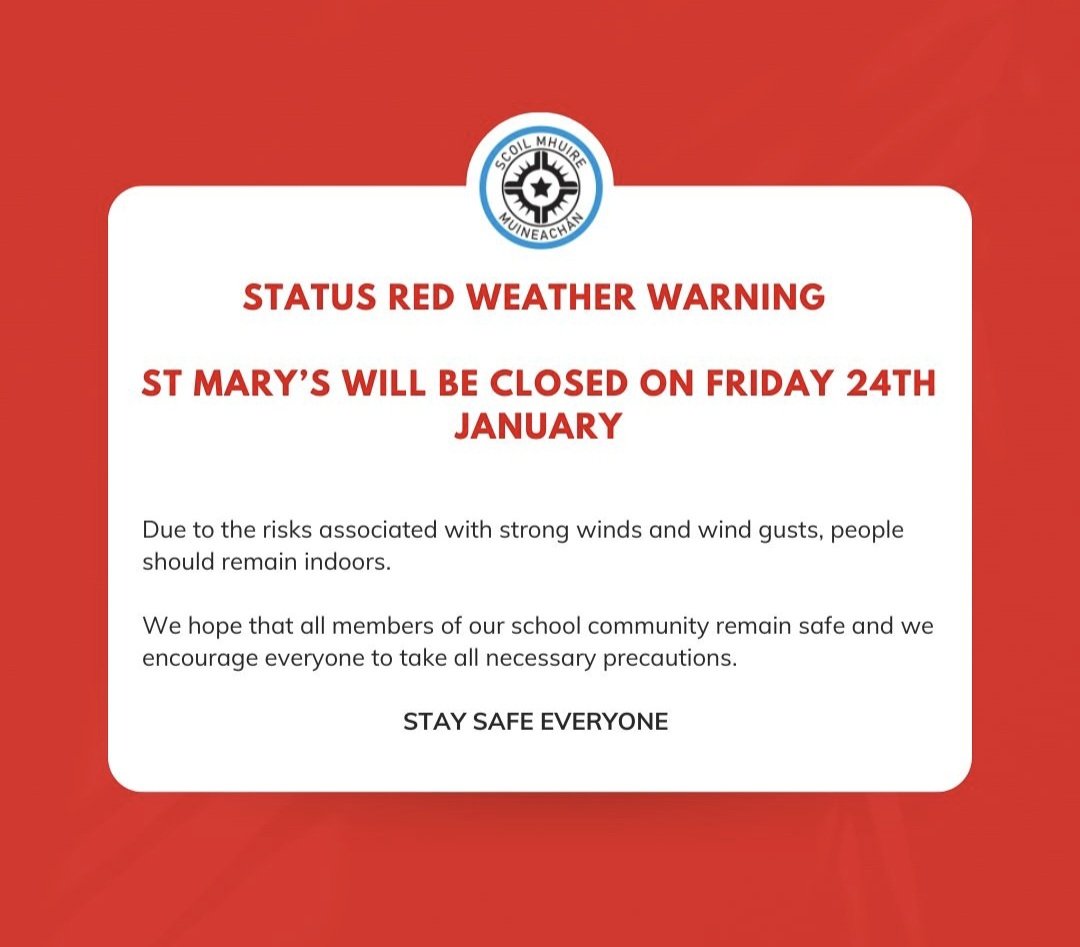 ⚠️🛑🛑Status RED WEATHER WARNING 🛑🛑⚠️