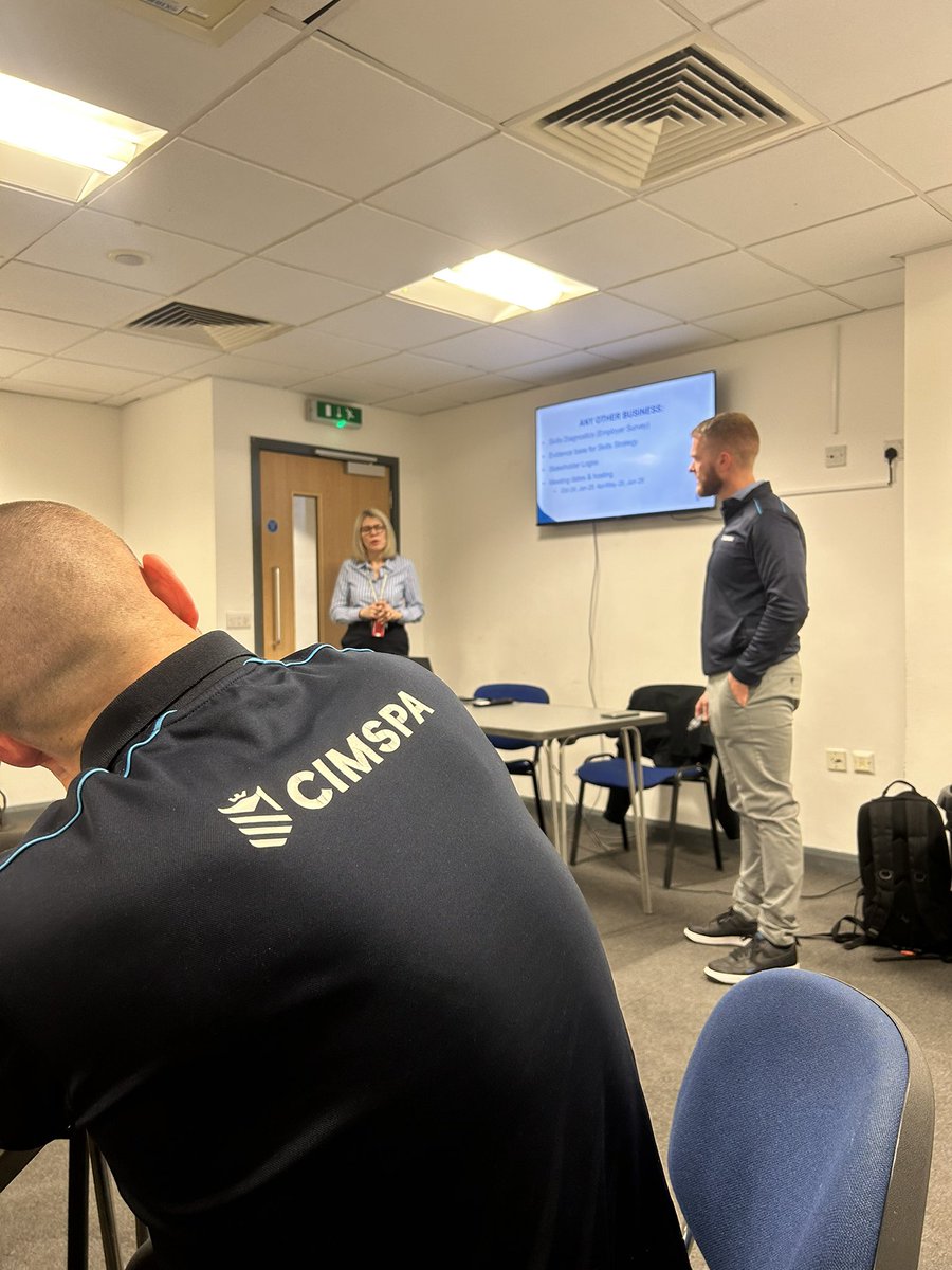 Hearing all about the work of Warwickshire Skills Hub at this morning’s <a href="/cimspa/">CIMSPA</a> Coventry &amp; Warwickshire Local Skills Board, as well as finalising our vision, objectives &amp; action points for the upcoming Skills Strategy for the Sport &amp; Physical Activity sector. <a href="/coventrycollege/">Coventry College</a>