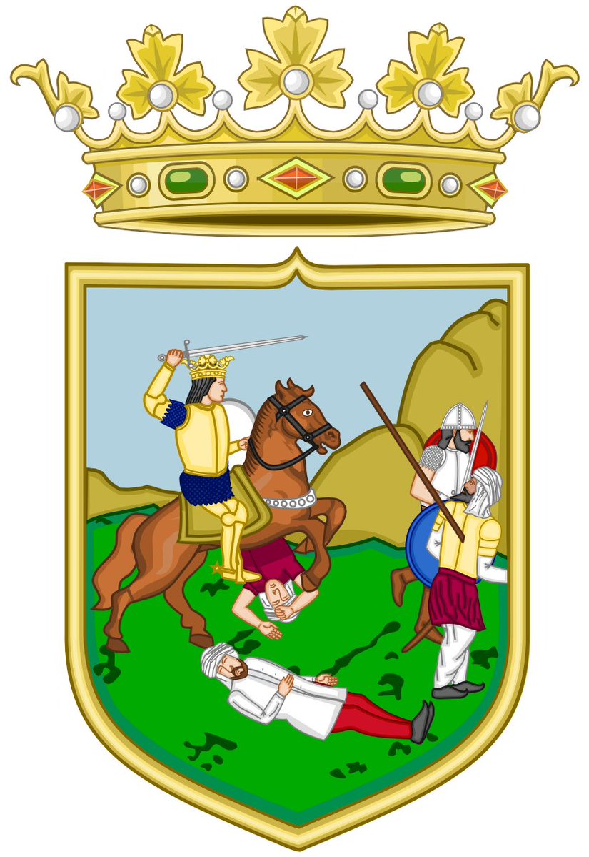 Magicalspain's tweet photo. Coats of arms of Spain with references to the Reconquista.

[A thread]

1. Vélez-Málaga, Málaga. https://t.co/55Z5tLiBXI