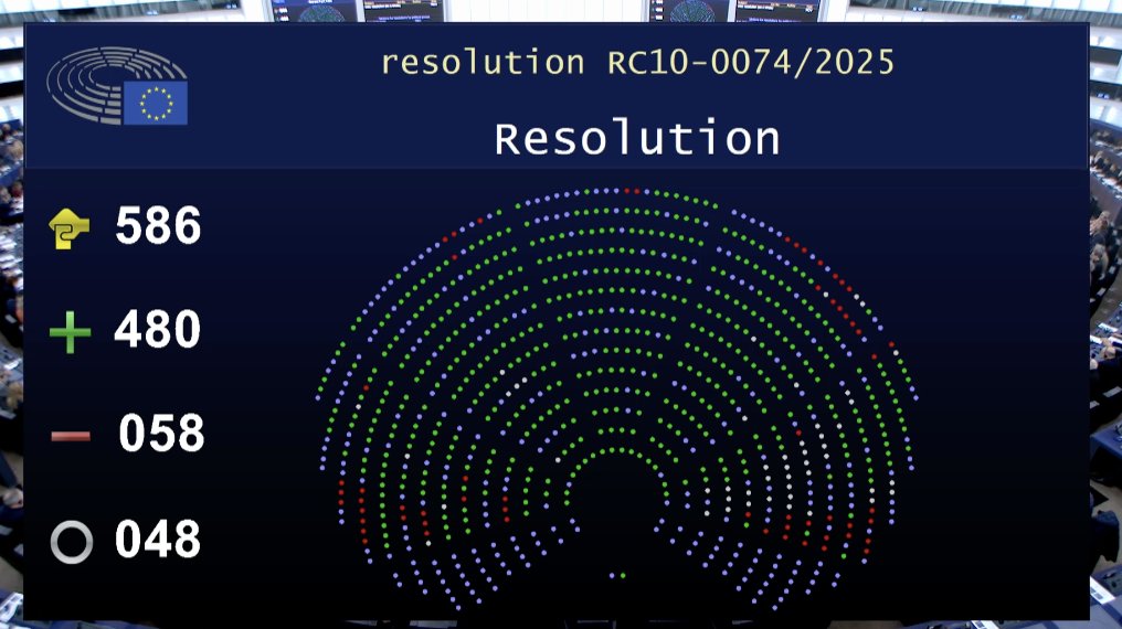 Rasa Juknevičienė (@rjukneviciene) on Twitter photo A historic decision!
In its resolution, <a href="/Europarl_EN/">European Parliament</a> condemns the nationalist imperialist ideology and practices of the current Russian regime (Russkiy Mir) and denounces any claims to exclusive zones of interest that undermine state sovereignty and territorial integrity. A historic decision!
In its resolution, <a href="/Europarl_EN/">European Parliament</a> condemns the nationalist imperialist ideology and practices of the current Russian regime (Russkiy Mir) and denounces any claims to exclusive zones of interest that undermine state sovereignty and territorial integrity.