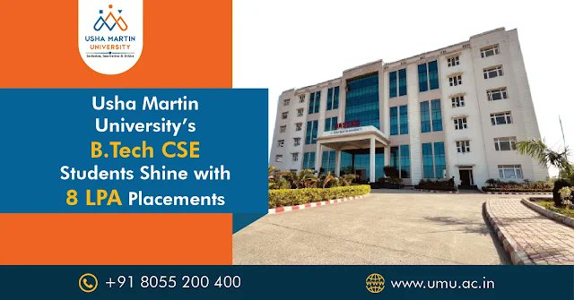 digitalrajnegi's tweet image. Usha Martin University’s BTech CSE Students Shine with 8 LPA Placements
Read More: bit.ly/42q3K4F
#btechplacements #umuranchi #btechcomputerscience #admissionopen2025