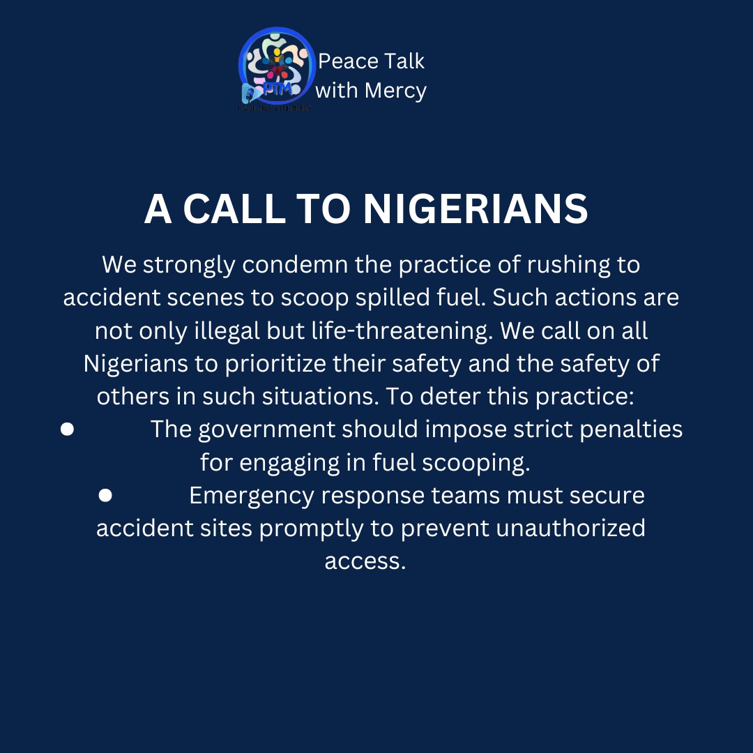MercyEbute's tweet photo. This devastating incident underscores the urgent need for comprehensive measures to prevent such recurring tragedies.  Some of which include:.......Read slides 

#Peace #justice #BBB25 #SafetyFirst https://t.co/vNKlTgeQpn