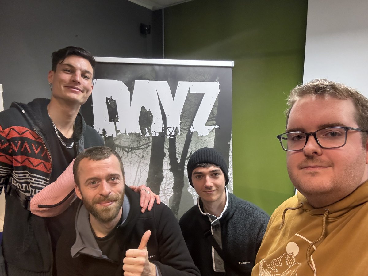 It was an honor having <a href="/SourSweetYT/">SourSweet</a> <a href="/Mauvaisoeilfr/">Brizereins</a> and <a href="/Pandowner_LOL/">Pandowner BL</a> stop by the DayZ office. Hope you guys enjoyed the tour 😅
