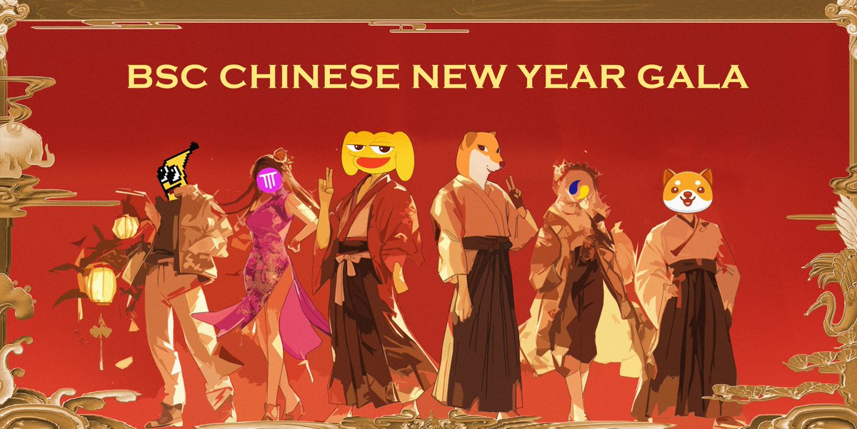 AndyFanBNB's tweet image. 🎊BNB新年盛典，重磅来袭🎊

🔥小除夕欢聚：集结各大热门社区聚会与才艺表演，更有$3000红包等你来领！🧧

🗓️ 时间：1月27日 20:00 UTC+8
🔗 链接：x.com/i/spaces/1DXxy…
✨ 主办方：@AndyFanBNB @LordCheems_bsc  @BananaS31_bsc  @ThenaFi_  @lista_dao  @BabyDogeCoin…