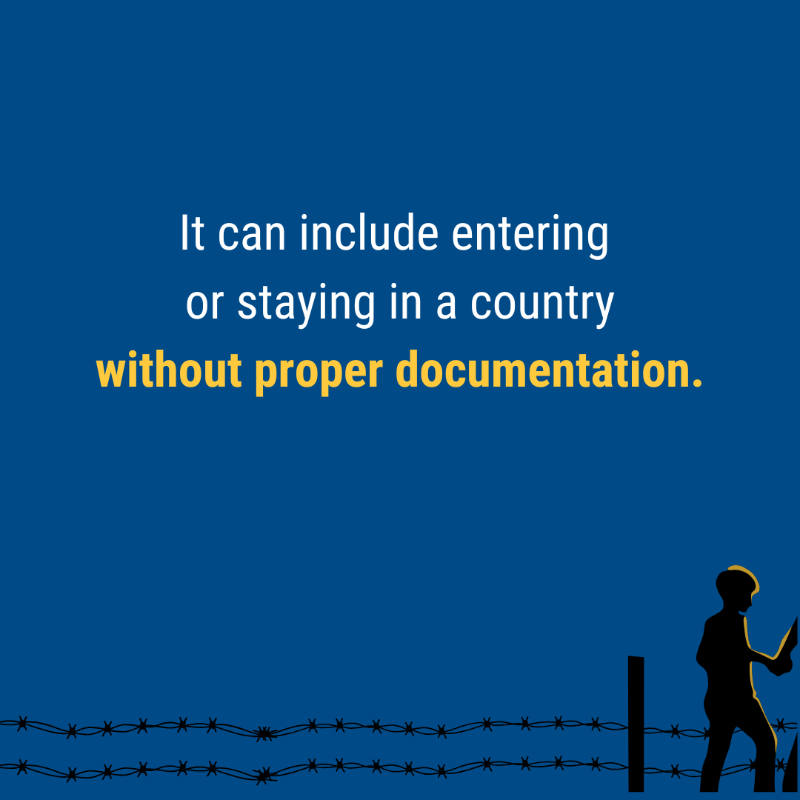UNODC_OrgCrime's tweet photo. Irregular migration and migrant smuggling are not the same thing.

But what's the difference? 

Click here to learn more 👇
