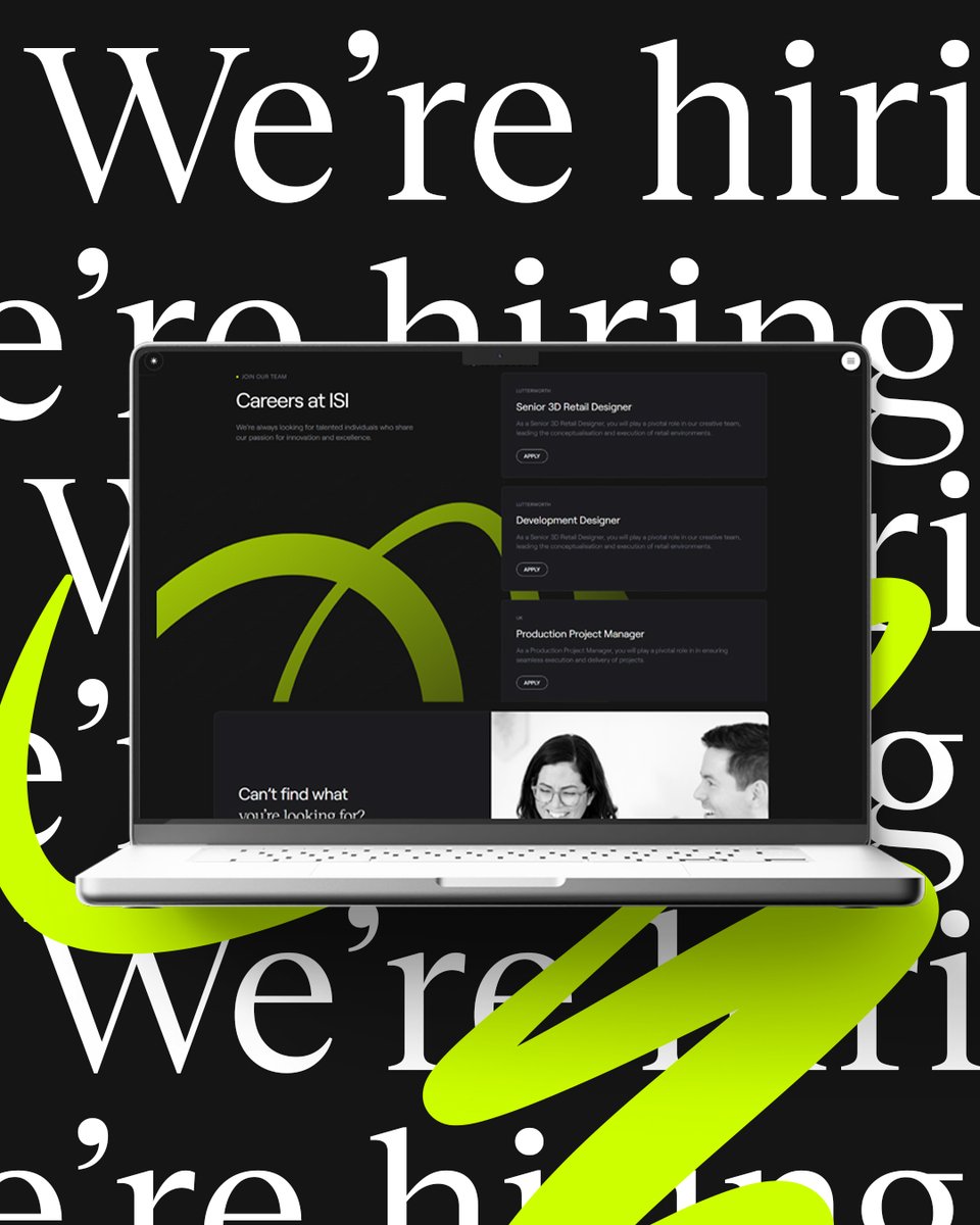 IsiGlobal's tweet image. Help Us Shape What’s Next!

Exciting opportunities await at our UK office. Visit our website for details and apply today: isiglobal.com/careers/

#Careers #WeAreHiring #JoinOurTeam #JobOpportunities #NowHiring #ShapeWhatsNext #ISIGlobal #NewYearNewCareer