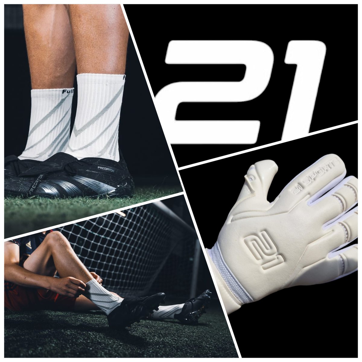 🚨 New Product Alert! 🚨 Our grip socks are here! 🧦🔥 Pair them with our keeper gloves for top performance. 🧤⚽

👉 Shop now: 21sports.co.uk
💬 DM us for help!

#GripSocks #KeeperGloves #FootballGear #21Sports