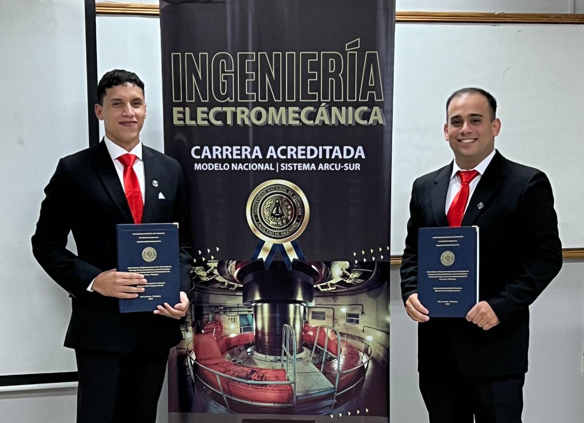 IngenieriaUNA's tweet photo. para egresar de la carrera de #IngenieríaElectromecánica de la FIUNA 🎓🎓 (2/2)
Leer más:🔗 https://t.co/ZkO3f78A0t #egresadosfiuna https://t.co/glZCqST4FT