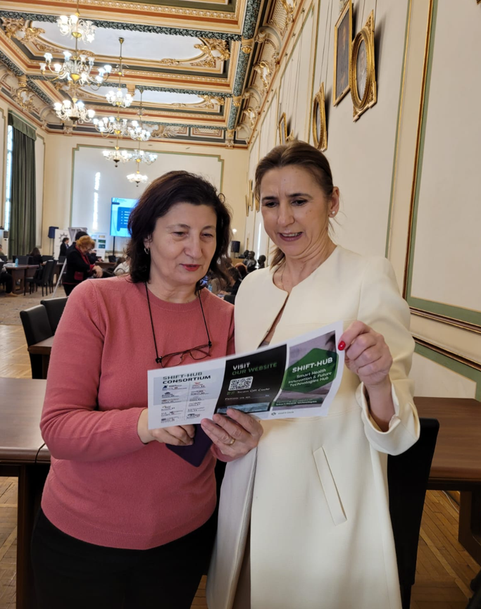 beiaconsult's tweet photo. BEIA participated in the #ROHEALTH event on January 22-23, 2025. During the event, working groups on various specializations took place. Our company participated in the E-HEALTH group and disseminated the SHIFT-HUB, @MobiliseEU, @oncoscreen, @ONCODIR projects. https://t.co/tqpdOIe5gM