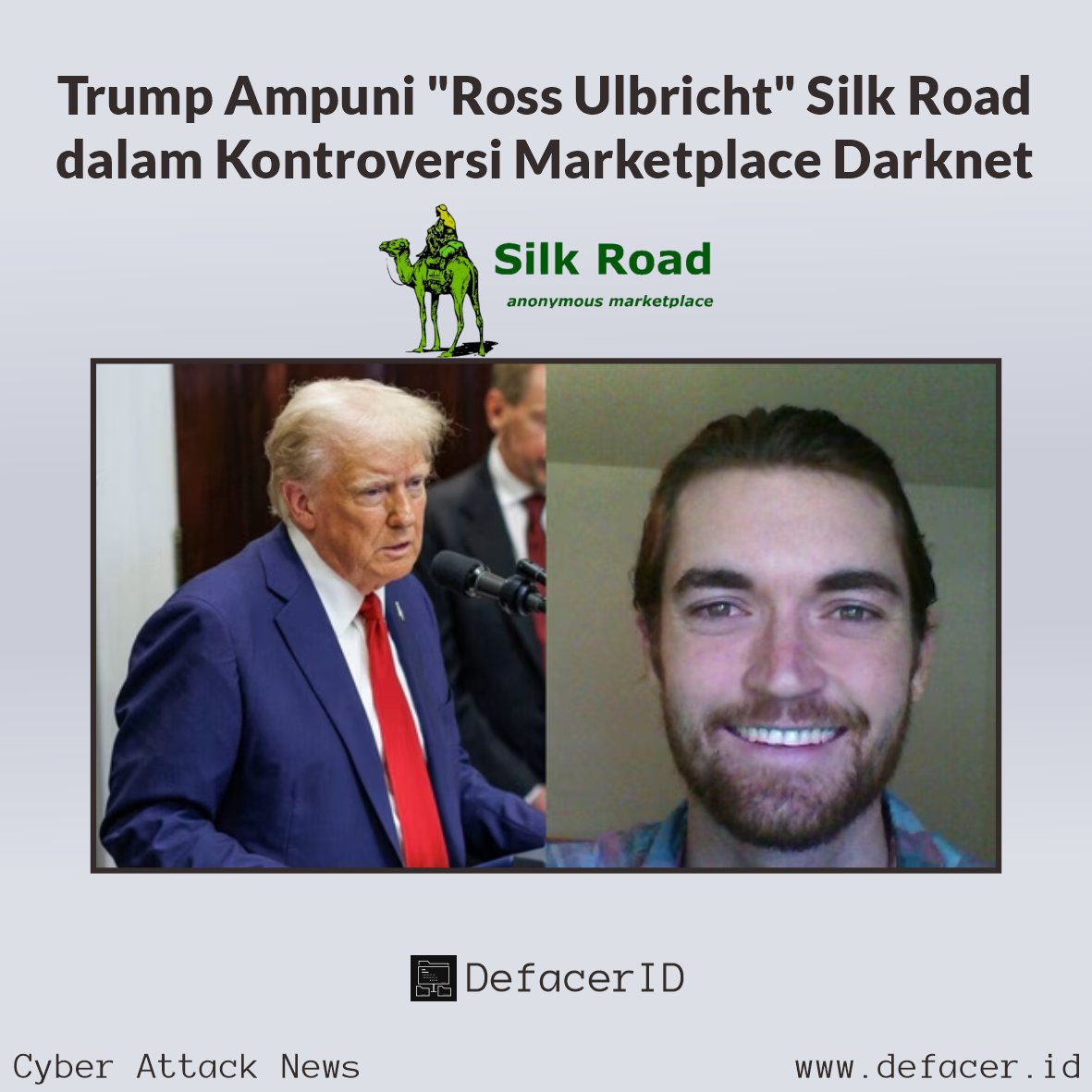 Presiden Trump Mengampuni Pendiri Silk Road, Ross Ulbricht, dalam Kontroversi Marketplace Darknet

Read more: news.defacer.id/presiden-trump…