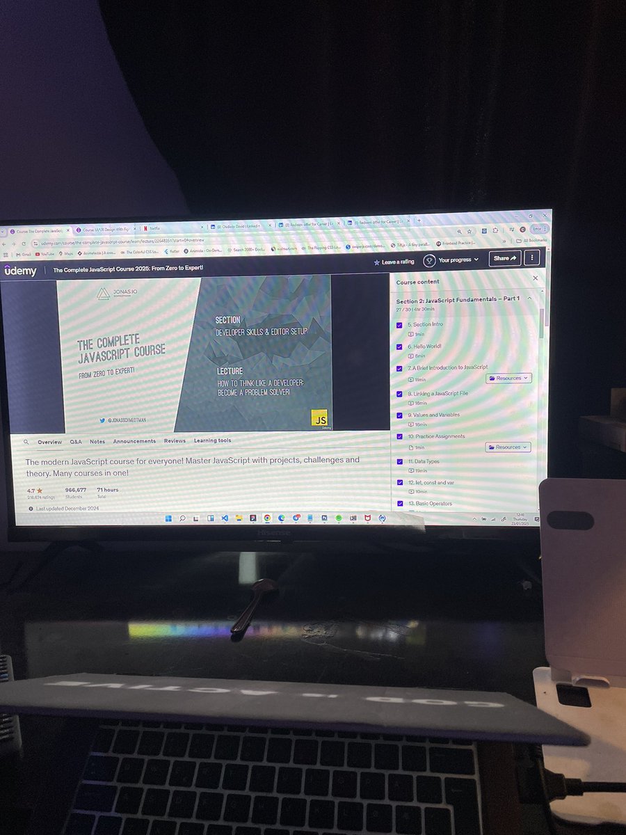 Day 1 of running back to core JavaScript 😂
